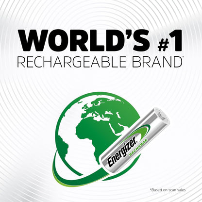 Rechargeable AA Batteries, Recharge Universal Double a Battery Pre-Charged, 16 Count